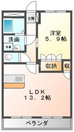 ヴァンベールの物件間取画像